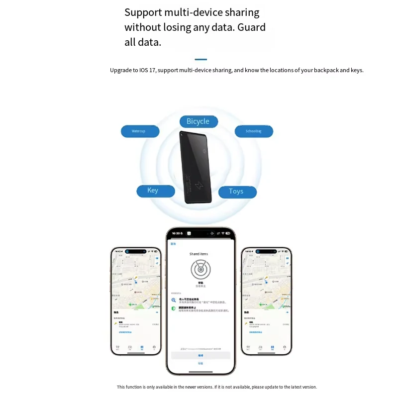 Multi device Find My tracker card
