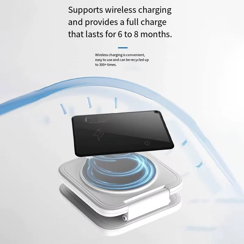 Wireless charging wallet tracker card